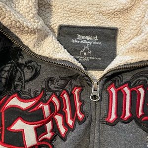 Disney lined grumpy zip up sweatshirt